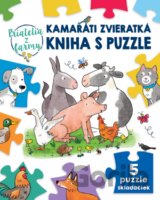 Kamaráti zvieratká kniha s puzzle