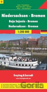 Niedersachsen-Bremen/Dolní Sasko,Brémy 1:200T/automapa