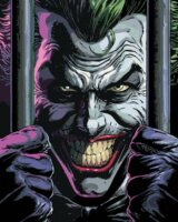 Malování podle čísel: Batman - Joker za mřížemi