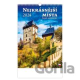 Kalendář nástěnný 2024 - Nejkrásnější místa ČR