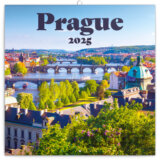 Nástenný poznámkový kalendár Prague (Praha) 2025