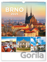 Nástěnný kalendář Brno 2025