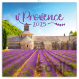 Nástenný poznámkový kalendár Provence 2025