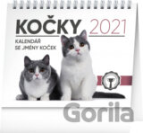 Stolní kalendář Kočky 2021