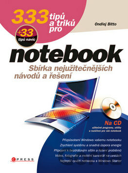 Kniha 333 tipů a triků pro notebook + 33 tipů navíc - Ondřej Bitto