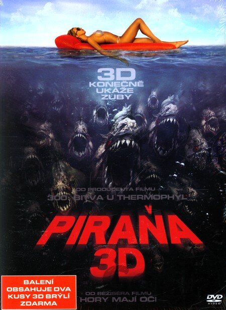 DVD Piraňa (Piraňa 2D + 3D - digipack) - Alexandre Aja