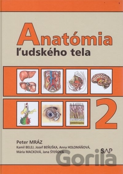 Kniha Anatómia ľudského tela 2 - Peter Mráz