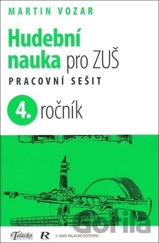 Kniha Hudební nauka pro ZUŠ 4. ročník - Martin Vozar