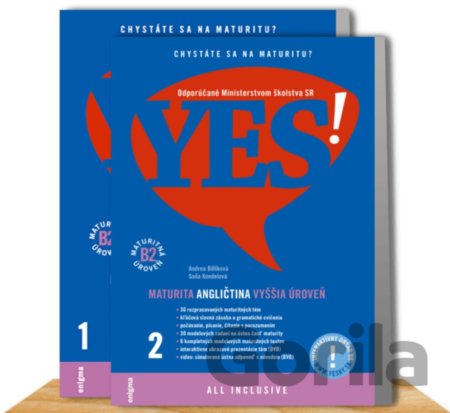 Kniha YES! Angličtina - maturita - vyššia úroveň (B2) + interaktívny obsah - Andrea Billíková, Soňa Kondelová, 