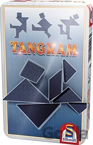Hra Tangramy v plechové krabičce