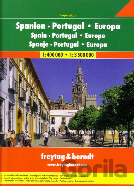 Kniha Spanien, Portugal, Europa  1:400 000  1:3 500 000 - 