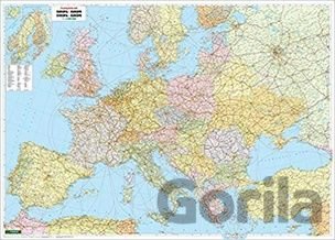 Kniha Európa nástenná politická mapa - 