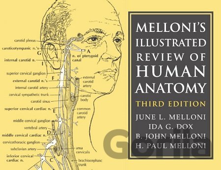 Kniha Melloniľs Illustrated Review of Human Anatomy - June Melloni