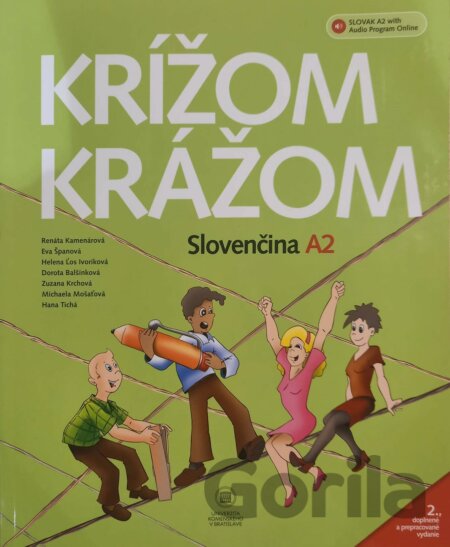 Kniha Krížom krážom - Slovenčina A2+ Audio online - Renáta Kamenárová, 