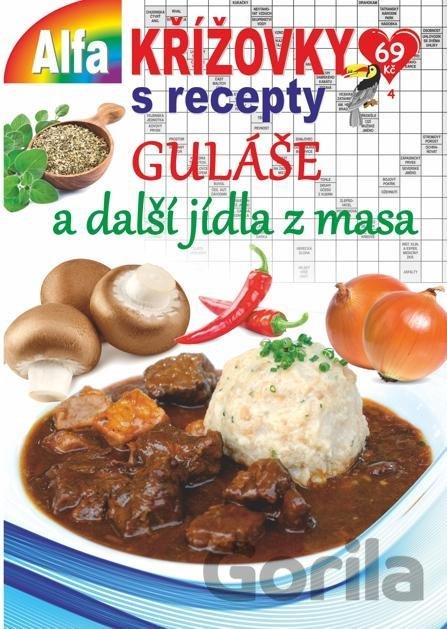 Kniha Křížovky s recepty 4/2021 - Guláše a jídla z masa - 