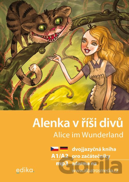 Kniha Alenka v říši divů / Alice im Wunderland - Caroll Lewis, Jana Navrátilová
