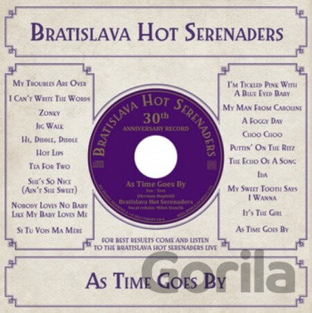CD album Bratislava Hot Serenaders: As Time Goes By
