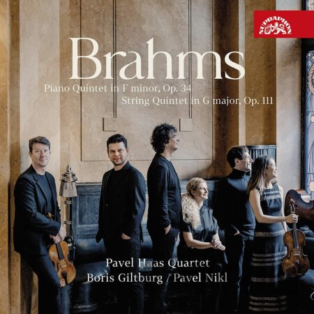 CD album Johannes Brahms: Kvintety op. 34 & 111 (Pavel Haas Quartet, Giltburg B., Nikl P.)