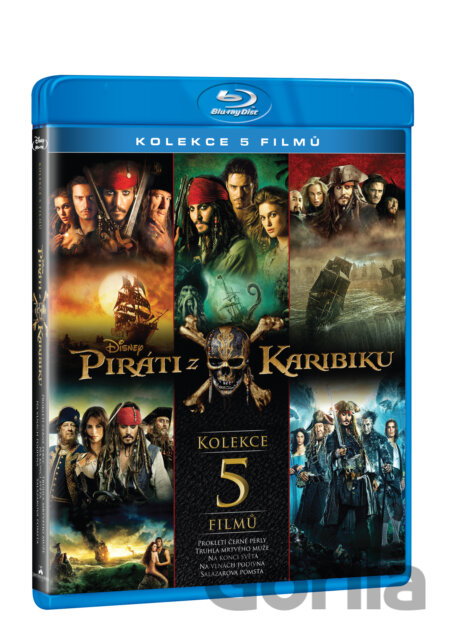 Blu-ray Piráti z Karibiku kolekce 1.-5. - 