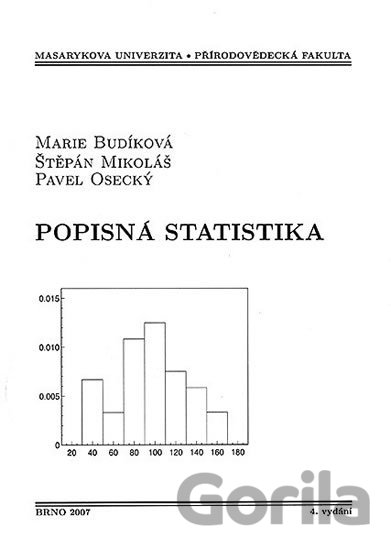 Kniha Popisná statistika - Marie Budíková