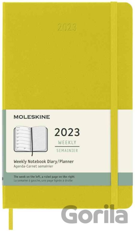 Moleskine – 12-mesačný plánovací žltý diár 2023