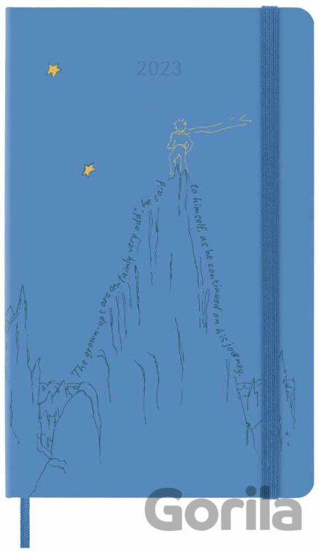 Moleskine – 12-mesačný plánovací diár Le Petit Prince (Malý princ) 2023 - Mountain