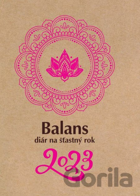 Kniha Balans diár na šťastný rok 2023 - Katarína Olejárová