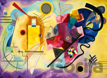 Puzzle Kandinsky - Yellow, Red, Blue, 1925