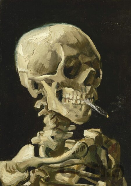 Puzzle Vincent Van Gogh - Head of a Skeleton with a Burning Cigarette, 1886