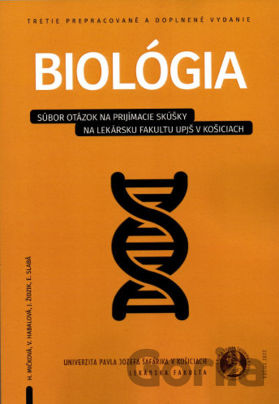 Kniha Biológia súbor otázok na prijímacie skúšky - Helena Mičková