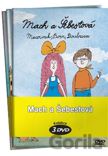 Večerníček: Mach a Šebestová... (3 DVD - papírový obal) - Miloš Macourek, Adolf Born, Jaroslav Doubrava