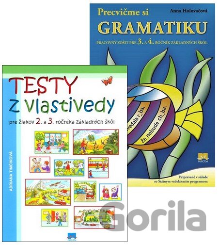 Kniha Precvičme si gramatiku + Testy z vlastivedy - Adriana Timčíková, Anna Holovačová