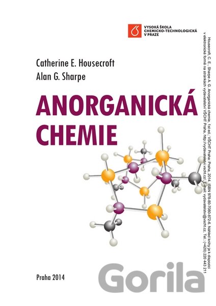 Kniha Anorganická chemie - Catherine Housecroft, Alan G. Sharpe