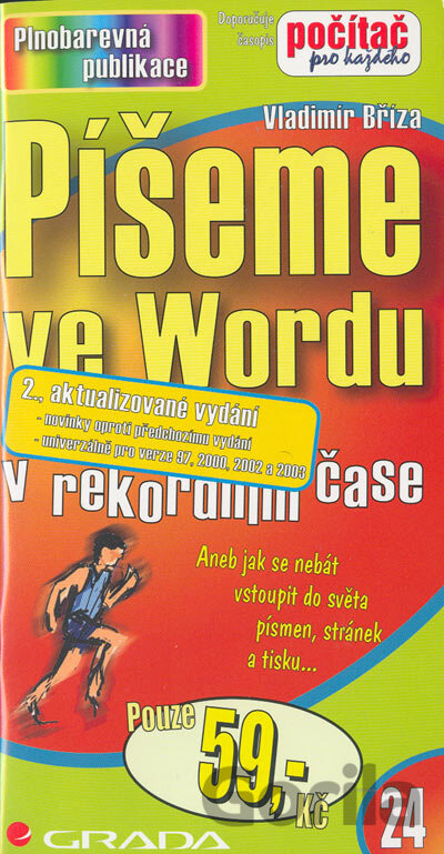 Kniha Píšeme ve Wordu - Vladimír Bříza