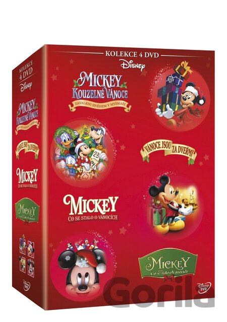 DVD Vánoční Mickey kolekce (4 DVD) - 