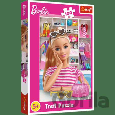 Puzzle Trefl Puzzle 100 - Zoznámte sa s Barbie / Mattel, Barbie