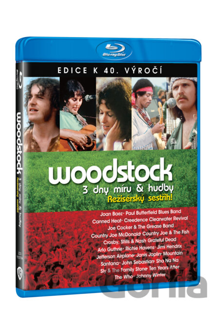 Blu-ray Woodstock Director´s cut 2BD - Michael Wadleigh