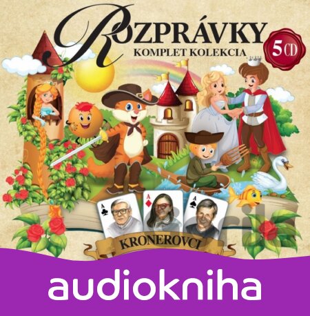 Audiokniha 5CD BOX Rozprávky Krónerovci - Jozef Króner, Zuzana Krónerová, Ján Króner