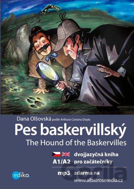 Kniha Pes baskervillský / The Hound of the Baskervilles - Arthur Conan Doyle, Dana Olšovská