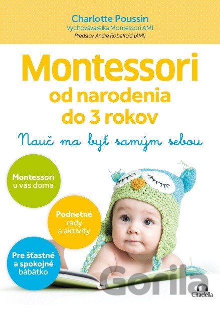 Kniha Montessori od narodenia do 3 rokov - Charlotte Poussin