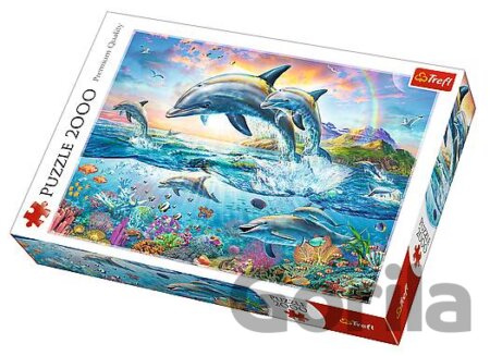 Puzzle Happy dolphins