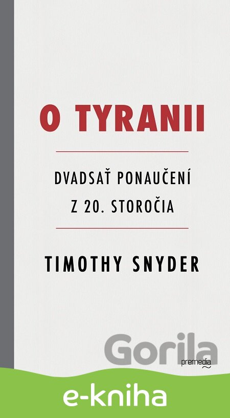 E-kniha O tyranii - Timothy Snyder