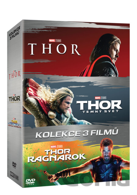 DVD Thor kolekce 1-3 (3 DVD) - Alan Taylor, Kenneth Branagh, Taika Waititi