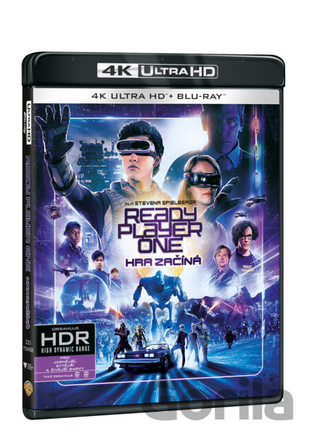 UltraHDBlu-ray Ready Player One: Hra začíná Ultra HD Blu-ray (UHD + BD) - Steven Spielberg