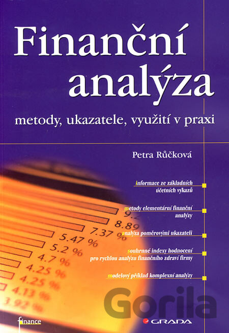 Kniha Finanční analýza - Petra Růčková