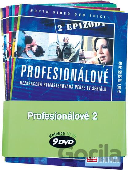 DVD Profesionálové Pack 2: 10 - 18 DVD (9 DVD - papírový obal) - 