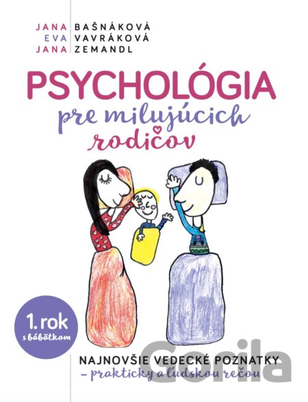 Kniha Psychológia pre milujúcich rodičov - Jana Bašnáková, Eva Vavráková, Jana Zemandl