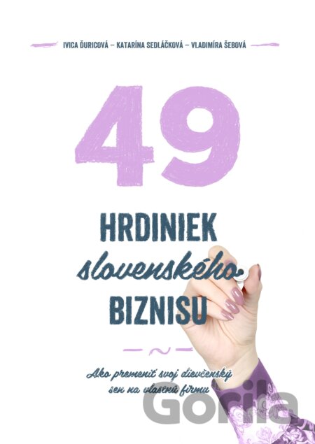 Kniha 49 hrdiniek slovenského biznisu - Ivica Ďuricová, Vladimíra Šebová, Katarína Sedláčková