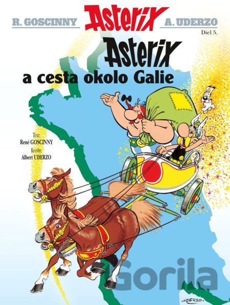 Kniha Asterix V: Cesta okolo Galie - René Goscinny