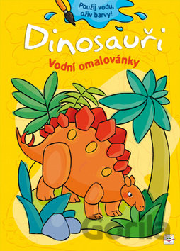 Kniha Vodní omalovánky: Dinosauři - 